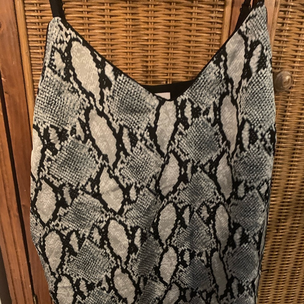 Snake skin tank top
